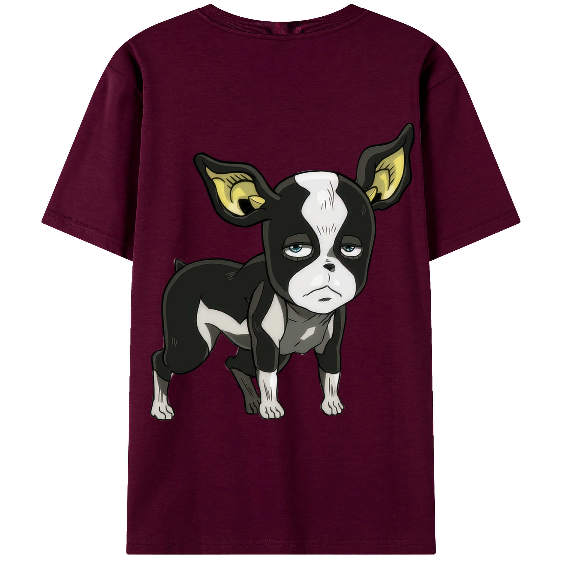 （画像用） ジョジョの奇妙な冒険 イギー JoJo's Bizarre Adventure Iggy レディース半袖Tシャツ(バックプリント)